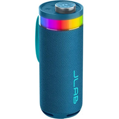 JLab Go Party Portable Bluetooth Speaker – 10W Power, 16+ Hours Playtime, IP56 Waterproof, RGB LED Lighting & App Control