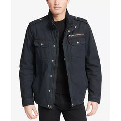 Men's Cotton Zip-Front Jacket