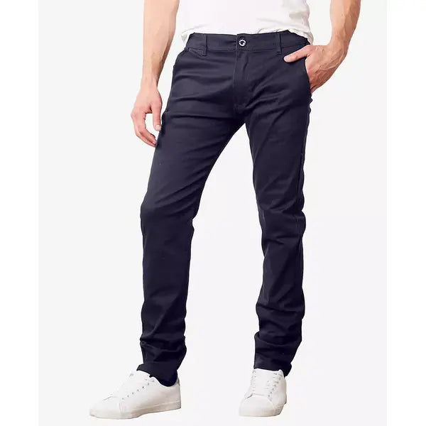 Galaxy By Harvic Men's Super Stretch Slim Fit Everyday Chino Pant