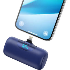 APHUWJ Mini Portable Charger for iPhone,Upgraded 22.5W PD Fast Charging 5500mAh Ultra-Compact Power Bank,LCD Display Plug-in Cute Battery Pack Travel Essentials for iPhone 14/14Pro/13/12/11/X/8/7/6
