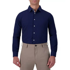 Report Collection Men's Slim-Fit Solid Woven Shirt