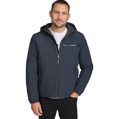 Men's Infinite Stretch Water-Resistant Hooded Jacket
