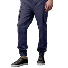 Galaxy By Harvic Men's Slim Fit Stretch Cargo Jogger Pants