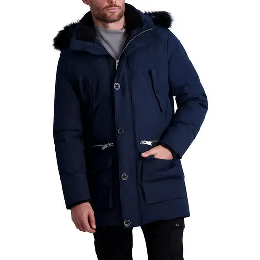 Paris Men's Parka with Sherpa Lined Hood Jacket