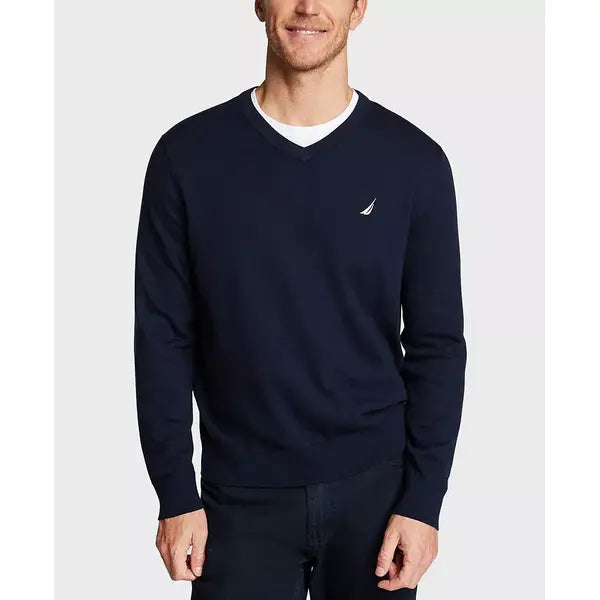 Men's Navtech Performance Classic-Fit Soft V-Neck Sweater