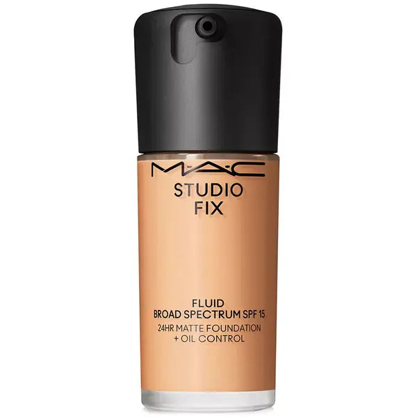 MAC Studio Fix Fluid SPF 15 24HR Matte Foundation with Oil Control for Long Lasting Coverage ,1 oz