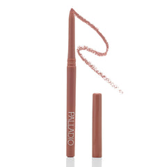 Palladio Retractable Waterproof Lip Liner High Pigmented and Creamy Color Slim Twist Up Smudge Proof Formula with Long Lasting All Day Wear No Sharpener Required