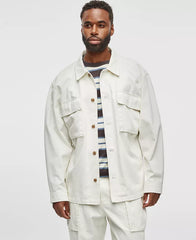 Men's Relaxed-Fit Utility Shirt Jacket