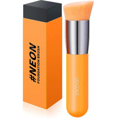 Docolor Angled Kabuki Foundation Brush Synthetic Professional Face Blush Liquid Powder Foundation Makeup Brush for Blending Liquid, Cream or Flawless Powder