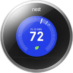 Nest Learning Thermostat 2nd Generation (T200577) Stainless Steel