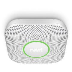 Nest Protect Pro 2nd Gen Battery Smoke/Carbon Monoxide Alarm (S3004PWBUS) White