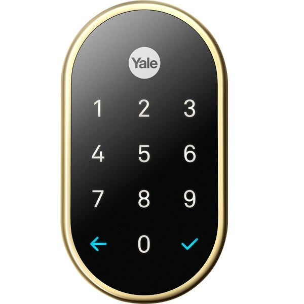 Nest X Yale Smart Lock with Nest Connect - Polished Brass