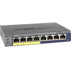 Netgear 8-Port Gigabit Ethernet Plus Switch With 4 Port POE (GS108PE-300NAS)