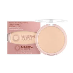 Mineral Fusion Pressed Powder Foundation, Fair Skin Age Defying Foundation Makeup with Matte Finish, 0.32 Oz