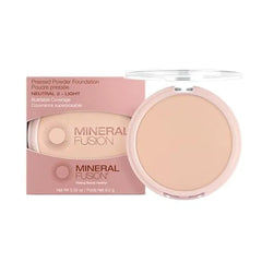 Mineral Fusion Pressed Powder Foundation, Fair Skin Age Defying Foundation Makeup with Matte Finish, 0.32 Oz