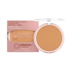 Mineral Fusion Pressed Powder Foundation, Fair Skin Age Defying Foundation Makeup with Matte Finish, 0.32 Oz