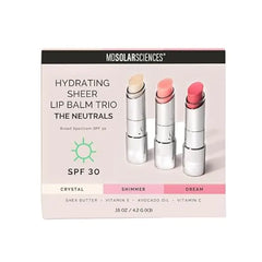 MDSolarSciences Tinted Sheer Lip Balm SPF 30 Hydrating Lip Sunscreen Shea Butter, Jojoba & Avocado Oils Moisturizing, Vegan, & Clean