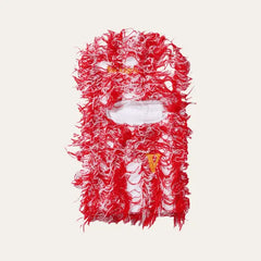 Trunks Surf & Swim Co. Embroidered ‘V’ Balaclava Cap – Faux Knit Full Face Ski Mask, Winter Windproof Neck Warmer, Unisex