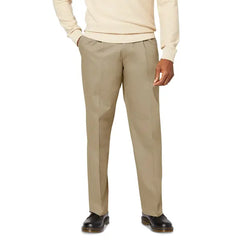 Dockers Men's Signature Relaxed Fit Pleated Iron Free Pants