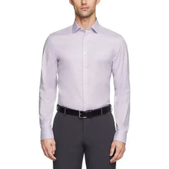 Calvin Klein Men's Refined Slim Fit Stretch Dress Shirt