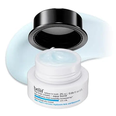 belif Aqua Bomb  Daily Niacinamide Hydrating Moisturizer, Lightweight Plumping Facial Cream with Hyaluronic Acid & Squalane, Cooling Effect, Anti-Aging Korean Skincare, 0.84 fl oz (25ml)