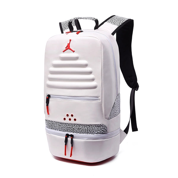 Nike Air Jordan 3 III Retro NRG JTH White Cement Black Red Reimagined Backpack