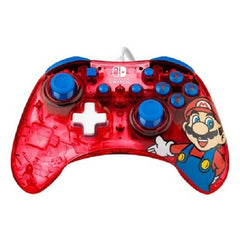 Nintendo Rock Candy Wired Gaming Controller Switch (Super Mario) - Red