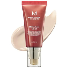 MISSHA M Perfect Cover BB Cream SPF 42 / PA +++ (1.69 Fl Oz) - Tinted Moisturizer with SPF