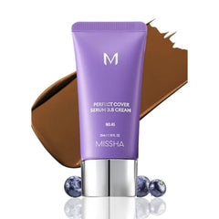 MISSHA M PERFECT Cover Serum BB Cream, Skin Tint, Tinted Moisturizer, Skin Care Foundation Makeup, Superfood Complex, Glass Skin, 1.18 Fl oz