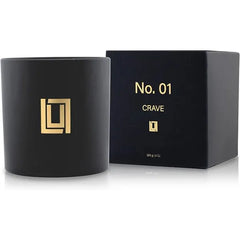 Lulu Candles  Bergamot, Patchouli, Amber Luxury Scented Soy Jar Candle Hand Poured in The USA Highly Scented & Long Lasting (9 Oz. Jar Candle)