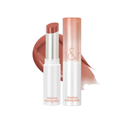 rom&nd GLASTING MELTING BALM, Hydrating Tinted Lip Balm, Long-Lasting, Lightweight & Buildable Shine, Non-Sticky, Vegan K-Beauty Formula