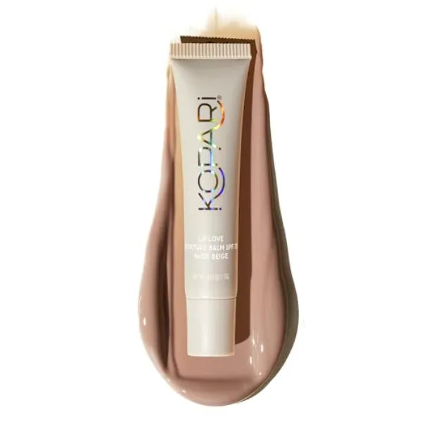 Kopari Lip Love Moisture Balm SPF 30 - Mineral Zinc Oxide Tinted Lip Sunscreen, Ceramide Barrier-Boosting Hydration, Clean Vegan, 0.35 oz