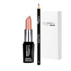 Claraline Lip Kit, Matte Lipstick & Lip Liner
