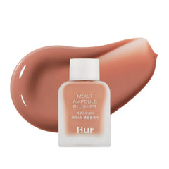 House of Hur Moist Ampoule Blusher with 50% Moisture Essence | Hydrating & Long-Lasting Blush | 0.33 fl. oz - 9 Shades