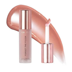 Lawless Women's Forget The Filler Lip Plumper Line Gloss, Maple Sugar, 0.11 Fl Oz