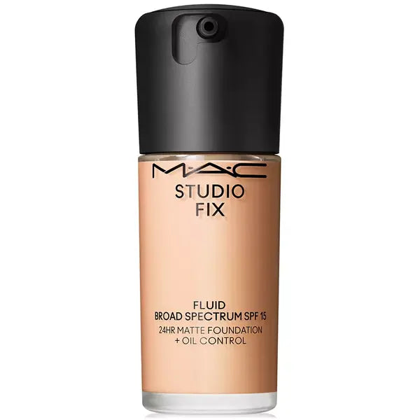 MAC Studio Fix Fluid SPF 15 24HR Matte Foundation with Oil Control for Long Lasting Coverage ,1 oz