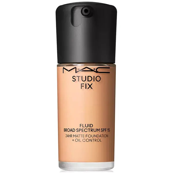 MAC Studio Fix Fluid SPF 15 24HR Matte Foundation with Oil Control for Long Lasting Coverage ,1 oz