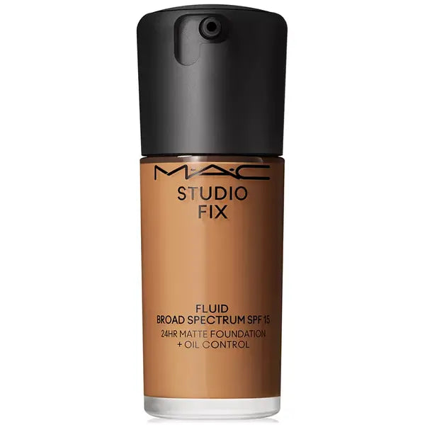 MAC Studio Fix Fluid SPF 15 24HR Matte Foundation with Oil Control for Long Lasting Coverage ,1 oz