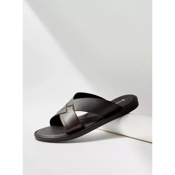 Cross | Strap Slip-On Sandals