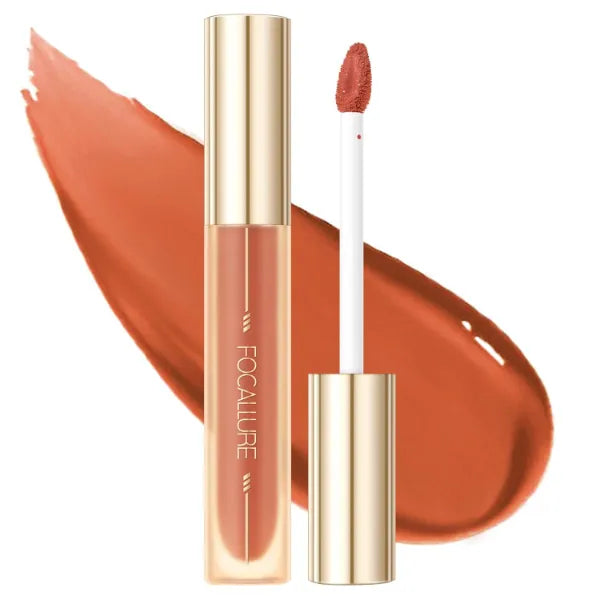 FOCALLURE Glasting Water lip Tint,Non-Sticky Long Lasting Liquid Lipstick,High Shine,Vivid 16 Colors,Glossy Finish Lipgloss for Daily Use