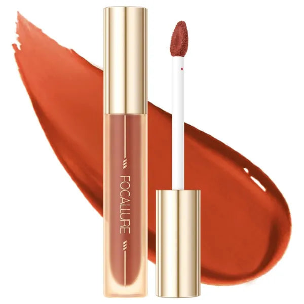FOCALLURE Glasting Water lip Tint,Non-Sticky Long Lasting Liquid Lipstick,High Shine,Vivid 16 Colors,Glossy Finish Lipgloss for Daily Use