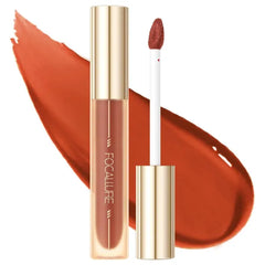 FOCALLURE Glasting Water lip Tint,Non-Sticky Long Lasting Liquid Lipstick,High Shine,Vivid 16 Colors,Glossy Finish Lipgloss for Daily Use