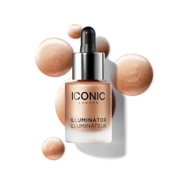 ICONIC LONDON Illuminator | Liquid Highlighting Drops for a Radiant Glow, Cruelty-Free, Vegan Makeup, 0.45 Fl oz