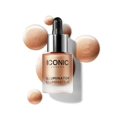 ICONIC LONDON Illuminator | Liquid Highlighting Drops for a Radiant Glow, Cruelty-Free, Vegan Makeup, 0.45 Fl oz