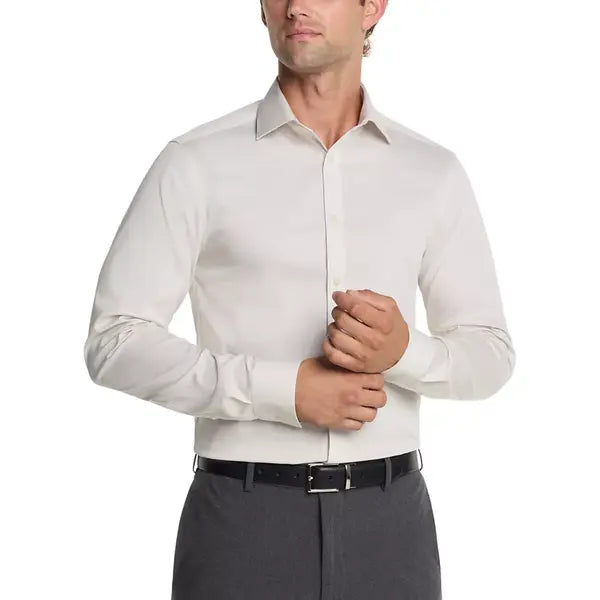 Calvin Klein Men's Slim Fit Pincord Dress Shirt