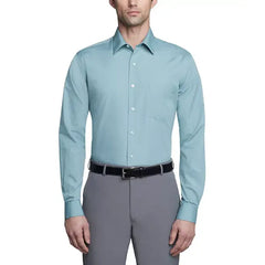 Van Heusen Men's Fitted Poplin Dress Shirt