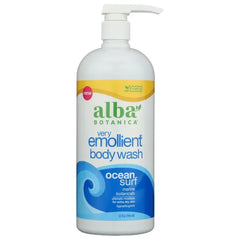 Alba Botanica Very Emollient Body Wash, 32 Oz