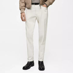 MANGO Men's Regular-Fit Corduroy Pants