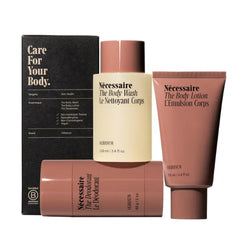 Nécessaire Body Essentials - Skin Care Gift Set For Women + Men - Travel-Size Body Wash, Body Lotion + Deodorant | Dermatologist-Tested. Hypoallergenic | Vegan | Aluminum-Free Deodorant