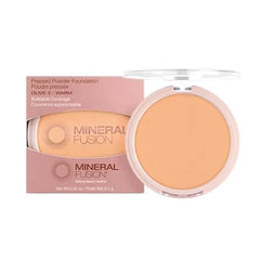 Mineral Fusion Pressed Powder Foundation, Fair Skin Age Defying Foundation Makeup with Matte Finish, 0.32 Oz